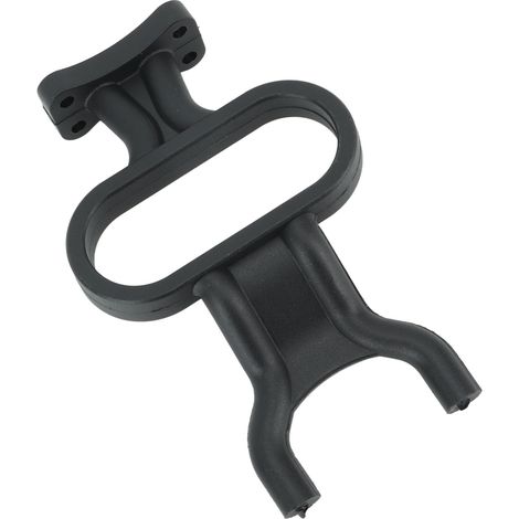 Frontstoßstange für RC-Cars, 140 mm lang, aus schwarzem Kunststoff, stoßfest, mit verstärkter Polsterung, kompatibel mit ZD Racing 9116 MT8 08427 1/8 (1/5)