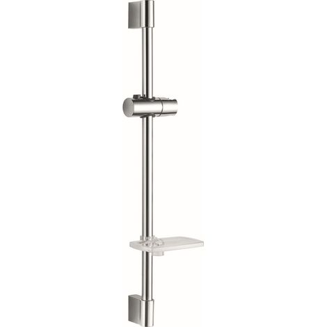 Kaelt - Barre de levage en acier inoxydable support de douche support de levage de douche barre de douche avec porte-savon (1/5)