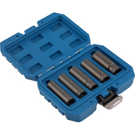 3/8" Drive Deep Damaged Twist Socket Set 10-16mm Rounded Nut Bolt Removal Tool (1/5)