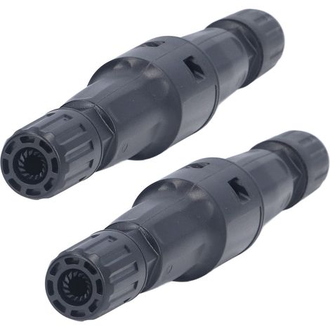 Set di connettori solari fotovoltaici, connettori per pannelli solari, 1500 V IP68 impermeabili e resistenti ai raggi UV con fusibile integrato per cavi/controller (20 A) (1/5)