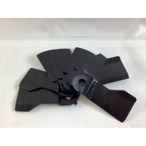 Kit 8 lame GIANNI FERRARI trattorino macchina operatrice TURBO 1 - 2 - 4 ORIGINALE