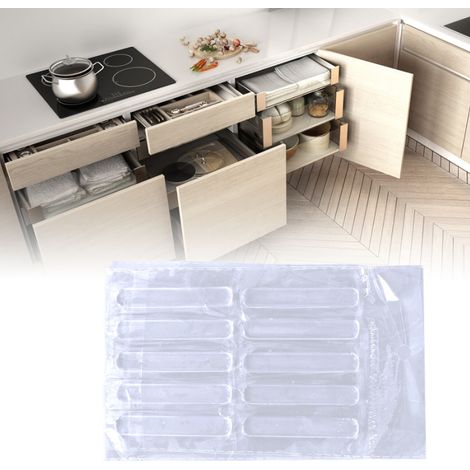 Tapis ovale transparent antidérapant et anti-collision 63 x 10 x 2,5 mm (1/5)