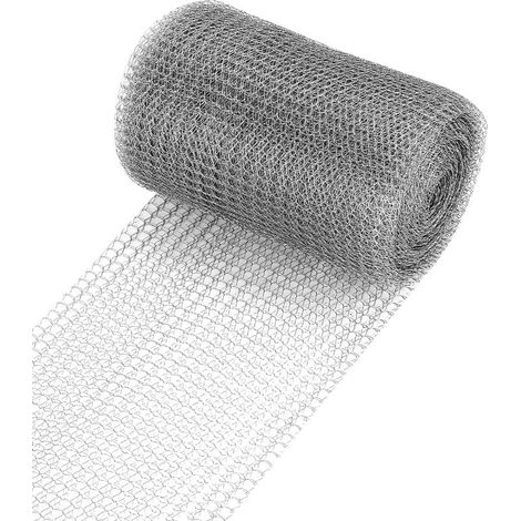 Treillis Métallique En Acier Inoxydable, 6M x 127mm Grillage Fine Maille, Grille Maille Métallique Anti Rongeur Pour La Protection Des Rongeurs, Protection Des Semis Et Des Graines (1/5)