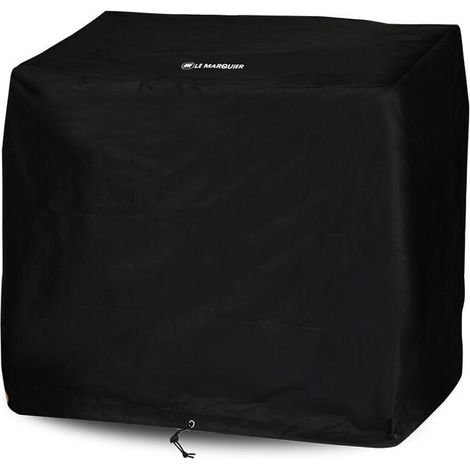 Le Marquier Copertura XL nera per planchas e barbecue su carrello