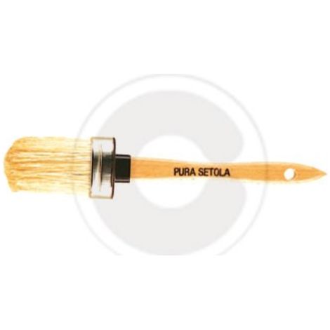 Pinceau ovale sA rie 700 avec manche en bois poils blonds n 14