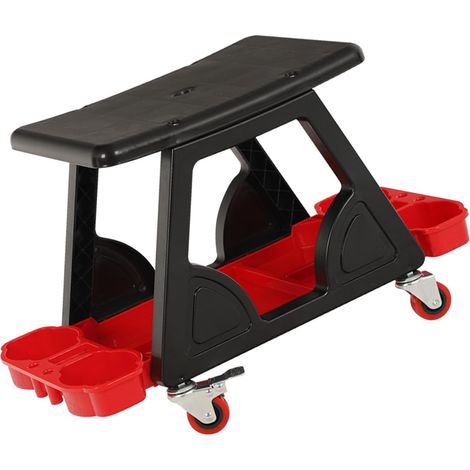 Tabouret roulant, chaise de détail de voiture, magasin avec, organiseurs de garage, plateau de rangement pour outils pour le lavage des chaises (1/5)