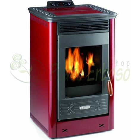 Dafne 65 - Stufa a pellet da 5.5 Kw bordeaux (1/2)