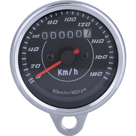 Compteur de vitesse et totalisateur kilométrique LED bicolore universel pour moto (1/5)