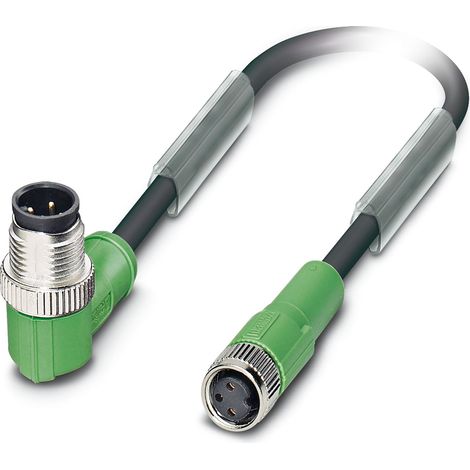 Câble d'actionneur Phoenix Contact 3 conducteurs , M12 Mâle vers M8 Femelle, 300mm ( Prix pour 1 )