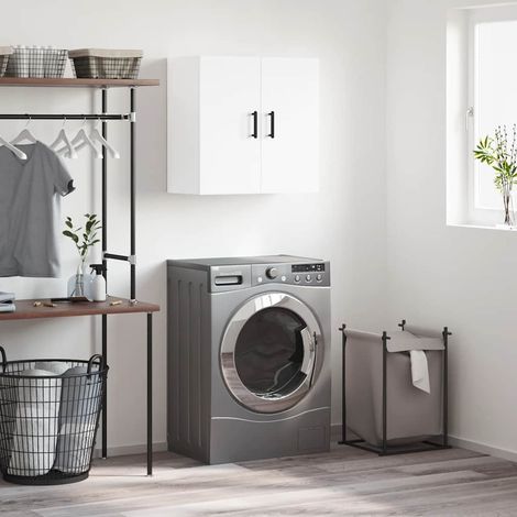 vidaXL Wall Cabinet White 60x31x60 cm Engineered Wood (1/5)