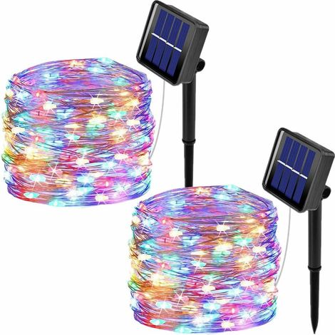 Guirlande lumineuse féérique solaire - Multicolore (20 m, 200 LED) (1/5)