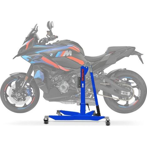 Cavalletto da officina Centrale CS Power per BMW M 1000 XR 24-25 blu