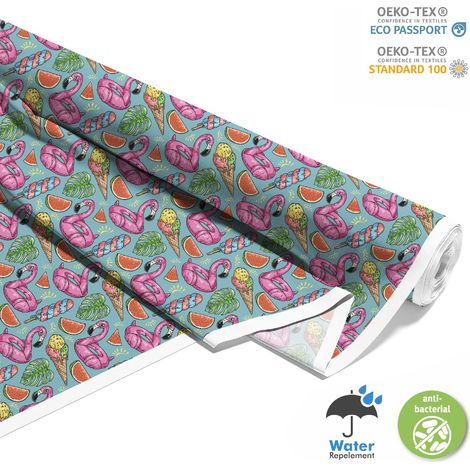 TESSUTI DECORATIVI PER ESTERNI OXFORD - Motivo Riposo Estivo I DX737 (1/5)