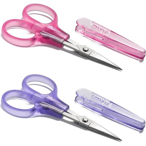 Petit Ciseaux Couture Ensemble Pointe Droite Précision Fine pour Scrapbooking Quilting Couture Tricot Broderie Point de Croix Crochet Fil Laine Papier Tissu Détail (1/5)
