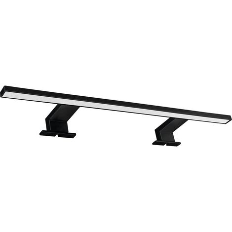 Luminaire LED SERAPA, 9W, 230V, 600x40x100mm, IP44, aluminium, noir mat