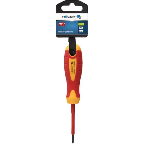 Cacciavite isolato PH2 da 100 mm, 1000 V, acciaio S2 HT1S924 (1/2)