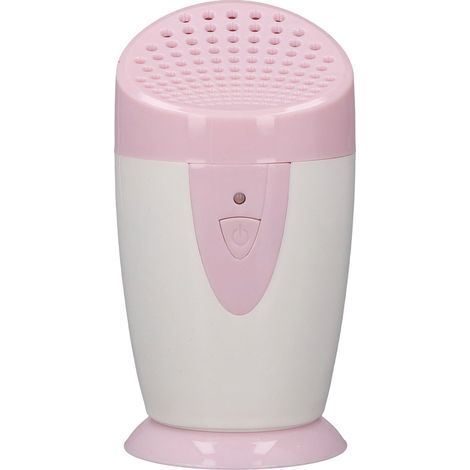 Purificateur d'air à ions négatifs avec 2 modes de fonctionnement, alimenté par batterie, multifonctionnel et portable, pour le bureau et la voiture, rose (1/5)