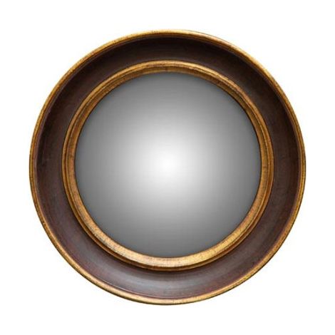 Miroir convexe double bord 4x18cm (1/2)