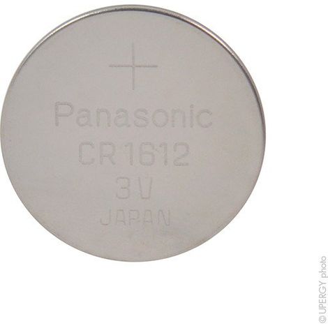 Pila botón Panasonic CR1612 litio 3 voltios 16 milímetros (1/3)