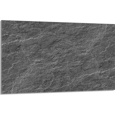 Glas Herdschutzplatte 80x52 Schiefer (1/5)