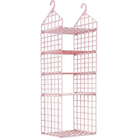 Organizador colgante de plástico para camping, baño y dormitorio