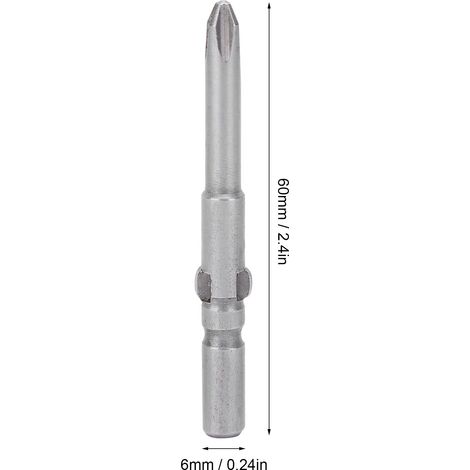 4-mm-Kreuzschlitz-Elektroschraubendreherbit, gehärteter Elektroschraubendreherbit mit magnetischer Spitze 802 (1/5)