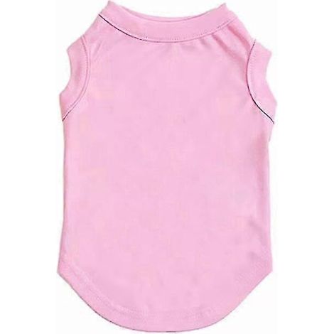 Ropa de verano para mascotas, para perros pequeños y medianos, camiseta de algodón lisa, accesorios para perros, artículos para mascotas, chaleco para gatos, conjuntos para mascotas, tallas XS-5XL, ro (1/5)