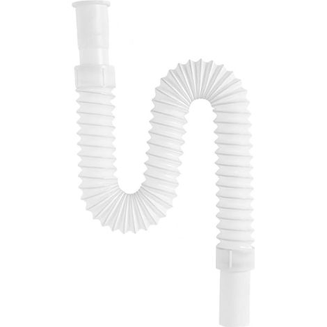 1 Pièces Tuyau de Vidange Flexible Extensible, Extensible de 380 mm à 720 mm, Tuyau de Vidange D'évier, Accessoires de Drainage Télescopiques et à Forme Courbée (1/5)