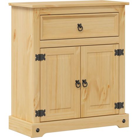 Meubles de Rangement,Armoire de salle de bain Corona 70x33x80 cm bois de pin massif CFW761007 (1/5)