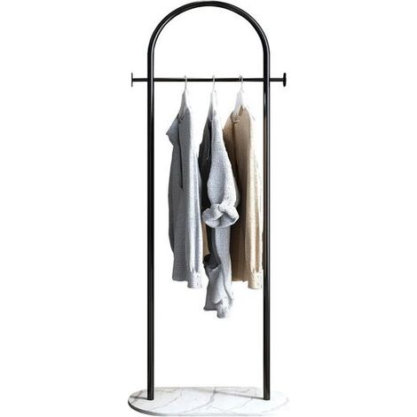 Goldplattierte, robuste Metallgarderobe (mit Marmorsockel) (1/5)