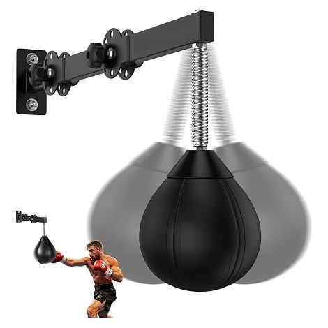 Punching Ball with Suspension Speed Training Punch Bag Reflex Training Equipment for Home Gym Workout Relief (1/5)