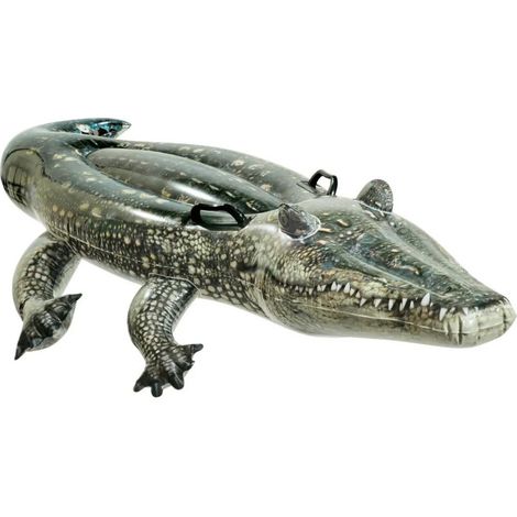 Bouée Gonflable à Chevaucher "Alligator" 170cm Vert (1/2)