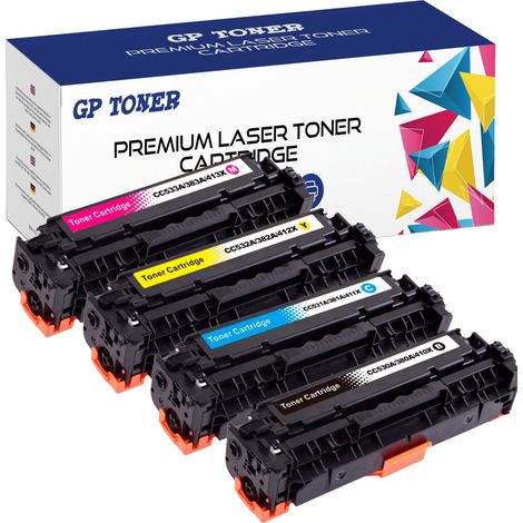 4 toner per HP GP-HCC534A/CE414X/CF384X, toner CMYK GP (1/5)