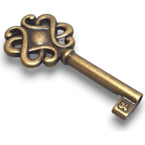 Chiavi per mobili armadi antichi universali cassetti in ottone florence 2 pz 307 (1/5)