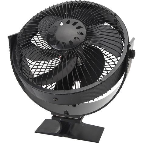 Silent 6-blade thermal fireplace fan with gazebo protection handle (1/5)