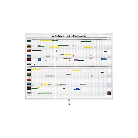 magnetoplan  Set lavagna per planning annuale  settimana di 7