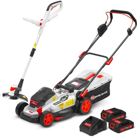 Akku-Rasentrimmer und Kantenschneider 20V max + 2 Batterien - Elem Garden