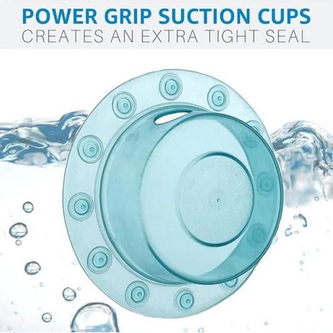 Bouchon de Trop-Plein pour Baignoire - Étanche avec Ventouses - Compatible Bondes Standard 10 cm - Pour Bain Spa à Domicile - 1 Pièce (1/5)