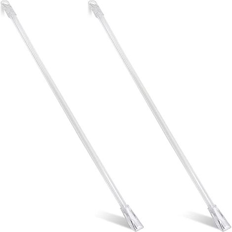 Retail of 43CM (17-inch) transparent acrylic swivel blind rods and curtain rods. (1/5)