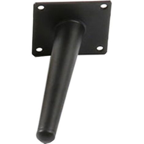 4er-Set Möbelbeine für Sofa, TV-Tisch, Couchtisch und Schrank, Massivholz, Schwarz, 15 cm hoch, inklusive Schrauben (1/4)