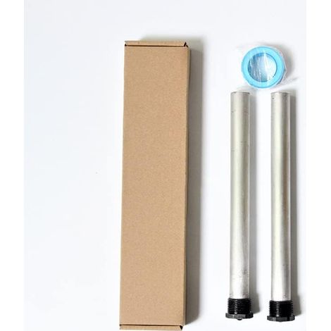 Kit de tiges en magnésium 2 pièces capuchon de soudure noir inhibition d'échelle NPT3/4 tige d'anode de chauffe-eau pour camping-car (1/5)