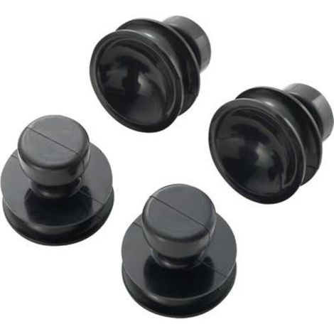 Ventouses industrielles en plastique et silicone, produits industriels en caoutchouc, ventouses sous vide sans trace, forte aspiration, ventouses fixes,Ventouses Max : 3 kg 4 pc(s) (1/5)