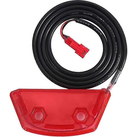 Lámpara de advertencia de luz trasera de repuesto para el conjunto de luces traseras del patinete eléctrico Kukirin G2 Max