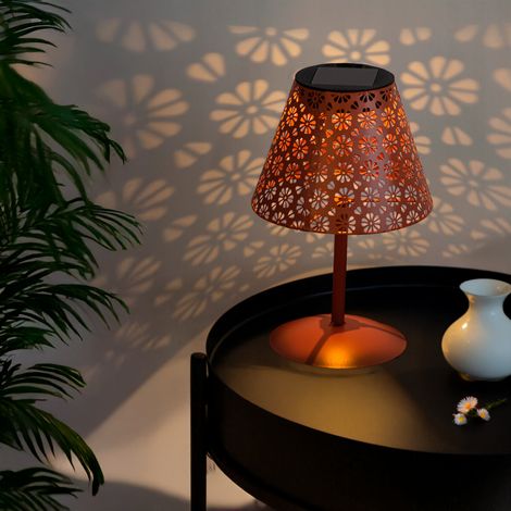 IluminaShop - Lampara LED Solar de Sobremesa Hearth IP44  Blanco Calido 2500 (1/5)