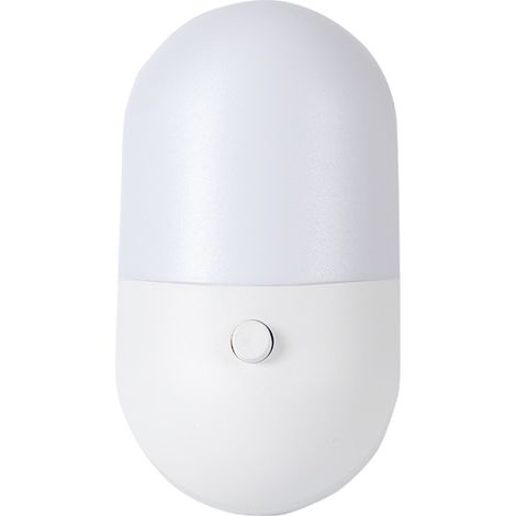 Veilleuse Automatique - Capteur de Luminosité Intégré - Pour Salle de Bains Chambre d'Enfants Couloir Toilettes - 1 Pièce (1/5)