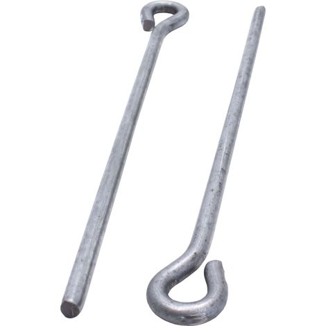 PROTEKTOR Abhängedraht mit Öse für Abhänger Trockenbau 100 Stück, Silber, Zubehör Deckenprofile, Made in Germany - 125mm