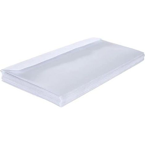 Enveloppe D Expédition - 220 X 110 Mm - Papier Sans Bois 75 G M2 - Fenêtre Transparente - Peel Et Seal - 25 Pièces (1/2)