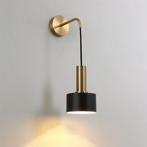Moderne Wandleuchte für den Innenbereich, minimalistische E27-Metall-Wandleuchte, höhenverstellbare Nachttischlampe für Wohnzimmer, Schlafzimmer und Esszimmer, dekorative Beleuchtung