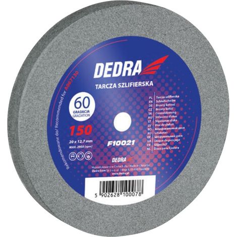 Ruota abrasiva Dedra f10021 diametro 150 mm spessore 20 mm