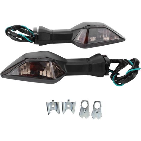 Adecuado para intermitentes LED universales de motocicleta, luz ámbar ultrabrillante, utiliza tecnología LED SMD, compatible con NINJA250 300 400 650 1000 2018–2020.